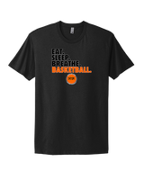 Square One Sports Academy Basketball Eat Sleep - Mens Select Cotton T-Shirt