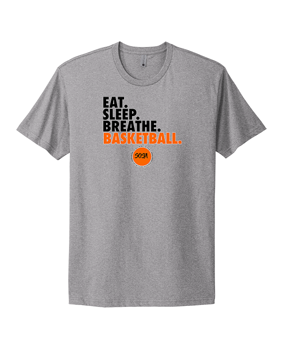 Square One Sports Academy Basketball Eat Sleep - Mens Select Cotton T-Shirt