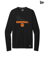 Square One Sports Academy Basketball Eat Sleep - New Era Performance Long Sleeve