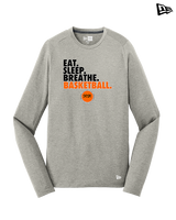Square One Sports Academy Basketball Eat Sleep - New Era Performance Long Sleeve