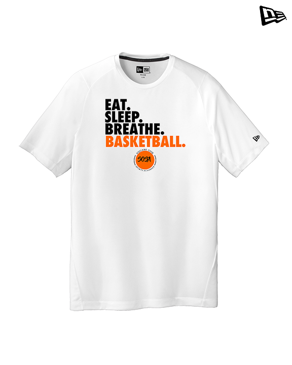 Square One Sports Academy Basketball Eat Sleep - New Era Performance Shirt