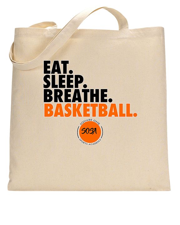 Square One Sports Academy Basketball Eat Sleep - Tote