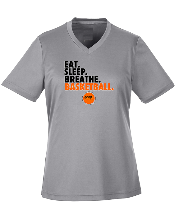 Square One Sports Academy Basketball Eat Sleep - Womens Performance Shirt