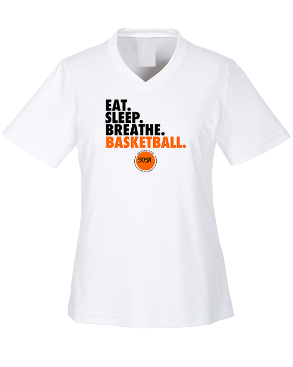 Square One Sports Academy Basketball Eat Sleep - Womens Performance Shirt