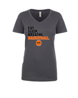 Square One Sports Academy Basketball Eat Sleep - Womens Vneck