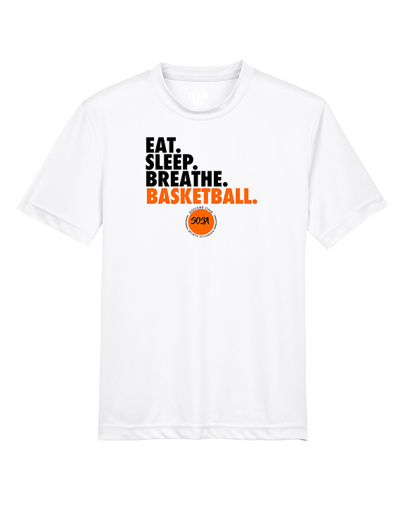 Square One Sports Academy Basketball Eat Sleep - Youth Performance Shirt