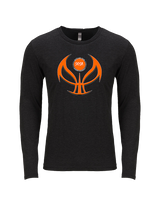 Square One Sports Academy Basketball Full Ball - Tri-Blend Long Sleeve