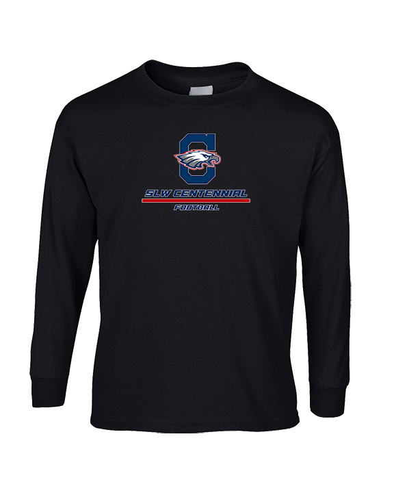 St. Lucie West Centennial HS Football Split - Cotton Longsleeve