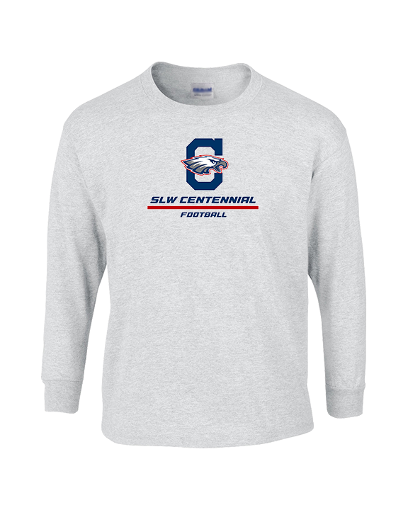 St. Lucie West Centennial HS Football Split - Cotton Longsleeve