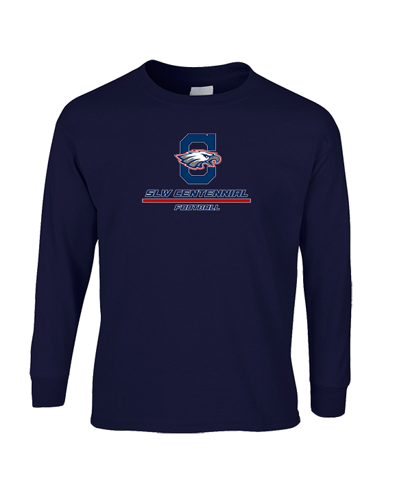 St. Lucie West Centennial HS Football Split - Cotton Longsleeve