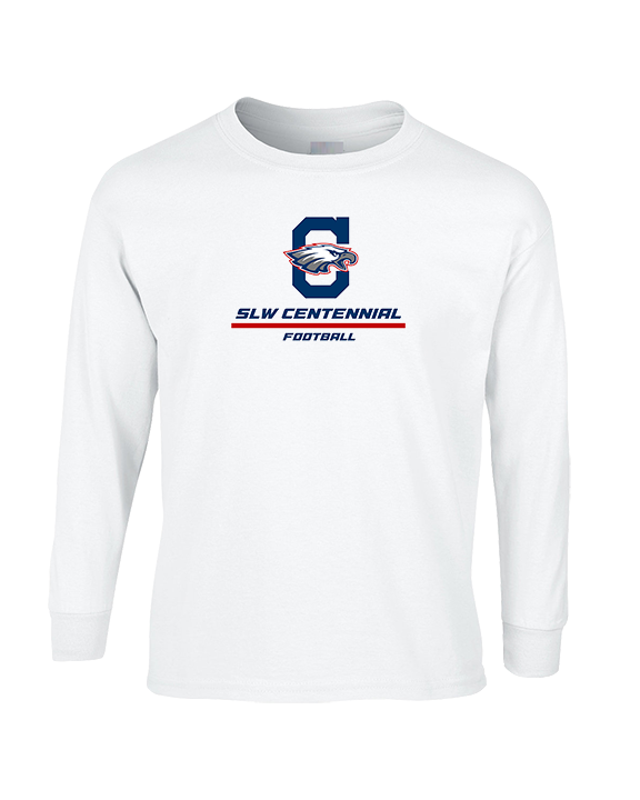 St. Lucie West Centennial HS Football Split - Cotton Longsleeve