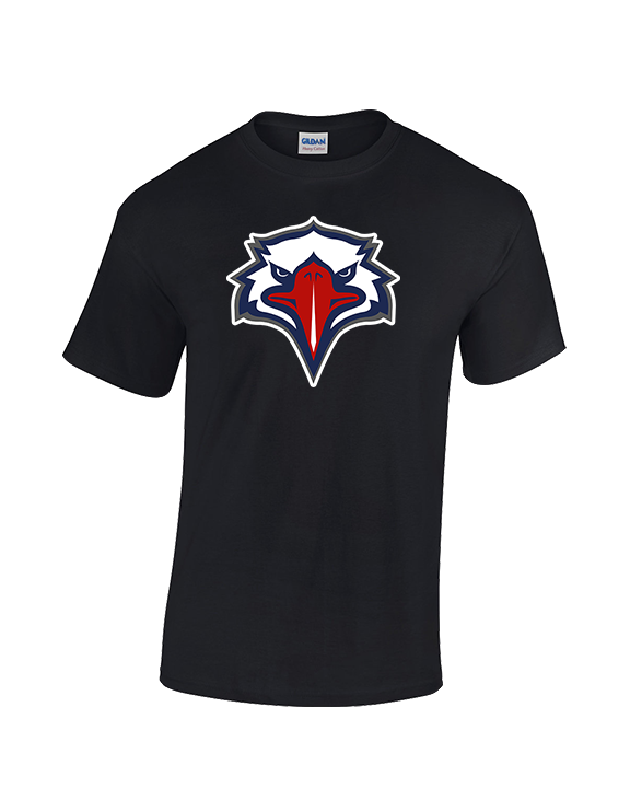 St. Lucie West Centennial HS Flag Football Eagle Head - Cotton T-Shirt