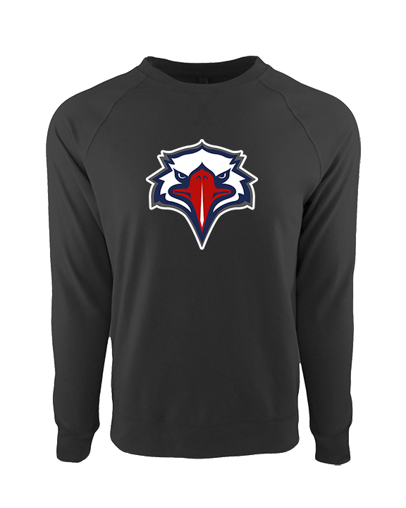 St. Lucie West Centennial HS Flag Football Eagle Head - Crewneck Sweatshirt
