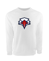 St. Lucie West Centennial HS Flag Football Eagle Head - Crewneck Sweatshirt