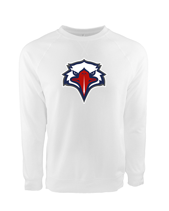 St. Lucie West Centennial HS Flag Football Eagle Head - Crewneck Sweatshirt