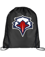 St. Lucie West Centennial HS Flag Football Eagle Head - Drawstring Bag