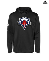 St. Lucie West Centennial HS Flag Football Eagle Head - Mens Adidas Hoodie