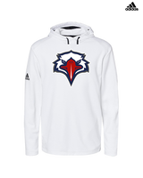 St. Lucie West Centennial HS Flag Football Eagle Head - Mens Adidas Hoodie