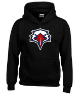 St. Lucie West Centennial HS Flag Football Eagle Head - Unisex Hoodie