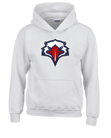 St. Lucie West Centennial HS Flag Football Eagle Head - Unisex Hoodie
