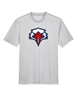 St. Lucie West Centennial HS Flag Football Eagle Head - Youth Performance Shirt