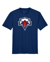 St. Lucie West Centennial HS Flag Football Eagle Head - Youth Performance Shirt