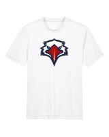 St. Lucie West Centennial HS Flag Football Eagle Head - Youth Performance Shirt