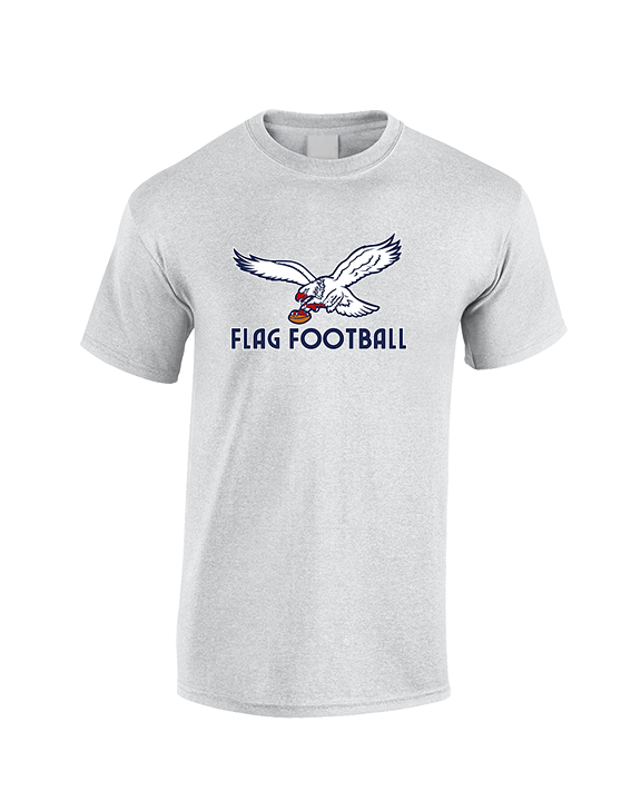 St. Lucie West Centennial HS Flag Football Full Logo - Cotton T-Shirt
