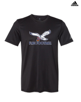 St. Lucie West Centennial HS Flag Football Full Logo - Mens Adidas Performance Shirt