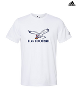 St. Lucie West Centennial HS Flag Football Full Logo - Mens Adidas Performance Shirt
