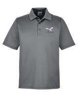 St. Lucie West Centennial HS Flag Football Full Logo - Mens Polo
