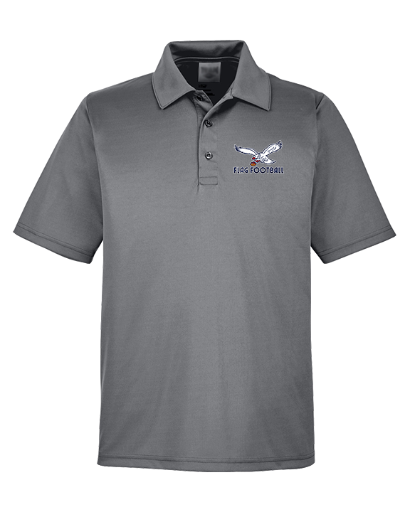 St. Lucie West Centennial HS Flag Football Full Logo - Mens Polo