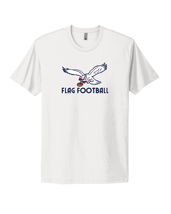 St. Lucie West Centennial HS Flag Football Full Logo - Mens Select Cotton T-Shirt
