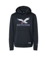 St. Lucie West Centennial HS Flag Football Full Logo - Oakley Performance Hoodie