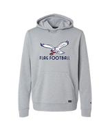 St. Lucie West Centennial HS Flag Football Full Logo - Oakley Performance Hoodie