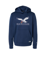 St. Lucie West Centennial HS Flag Football Full Logo - Oakley Performance Hoodie