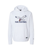 St. Lucie West Centennial HS Flag Football Full Logo - Oakley Performance Hoodie