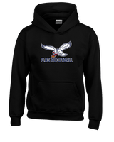 St. Lucie West Centennial HS Flag Football Full Logo - Unisex Hoodie