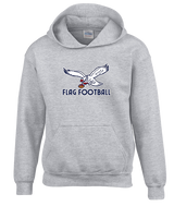 St. Lucie West Centennial HS Flag Football Full Logo - Unisex Hoodie