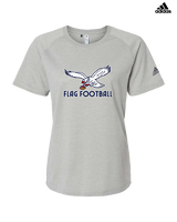 St. Lucie West Centennial HS Flag Football Full Logo - Womens Adidas Performance Shirt