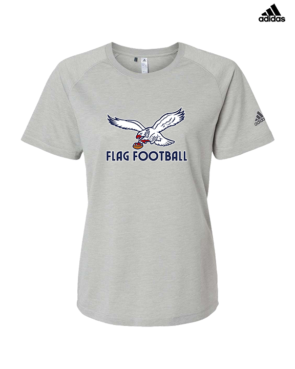 St. Lucie West Centennial HS Flag Football Full Logo - Womens Adidas Performance Shirt