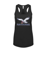 St. Lucie West Centennial HS Flag Football Full Logo - Womens Tank Top