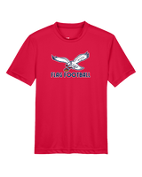St. Lucie West Centennial HS Flag Football Full Logo - Youth Performance Shirt