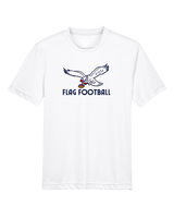 St. Lucie West Centennial HS Flag Football Full Logo - Youth Performance Shirt