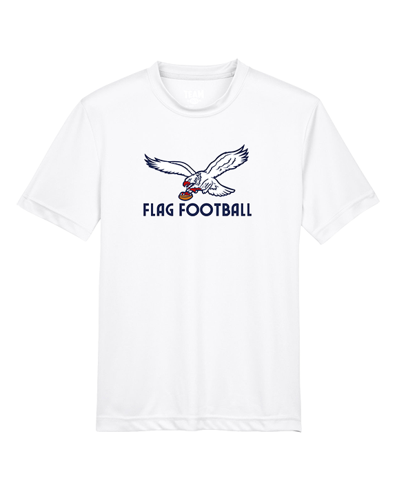 St. Lucie West Centennial HS Flag Football Full Logo - Youth Performance Shirt