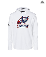 St. Lucie West Centennial HS Flag Football Full Logo 02 - Mens Adidas Hoodie