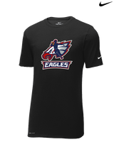 St. Lucie West Centennial HS Flag Football Full Logo 02 - Mens Nike Cotton Poly Tee