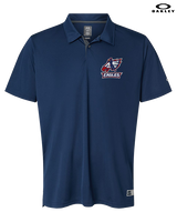 St. Lucie West Centennial HS Flag Football Full Logo 02 - Mens Oakley Polo