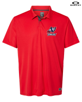 St. Lucie West Centennial HS Flag Football Full Logo 02 - Mens Oakley Polo