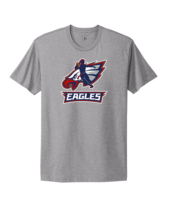 St. Lucie West Centennial HS Flag Football Full Logo 02 - Mens Select Cotton T-Shirt
